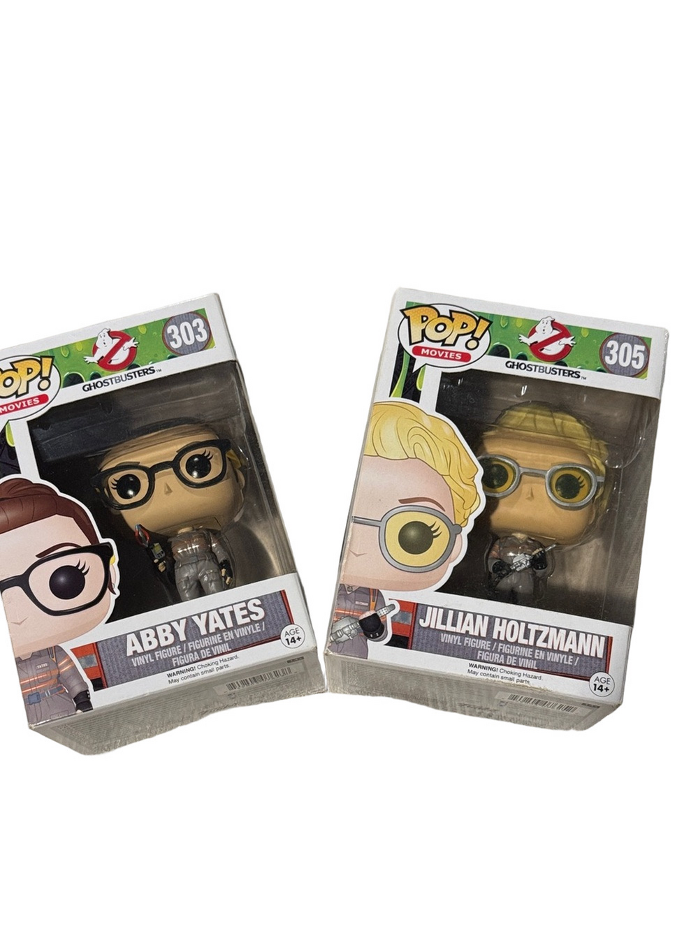 Funko Pop Ghostbusters Abby Yates and Jillian Holtzmann